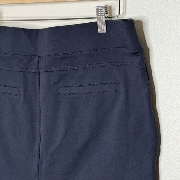 Liverpool Navy Blue Mini Ponte Skirt - US 8P - Picture 6 of 9
